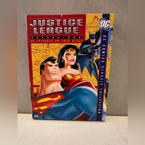Justice League: Season One (DVD, 2001, 4-Disc Set) With Slipcover - DC